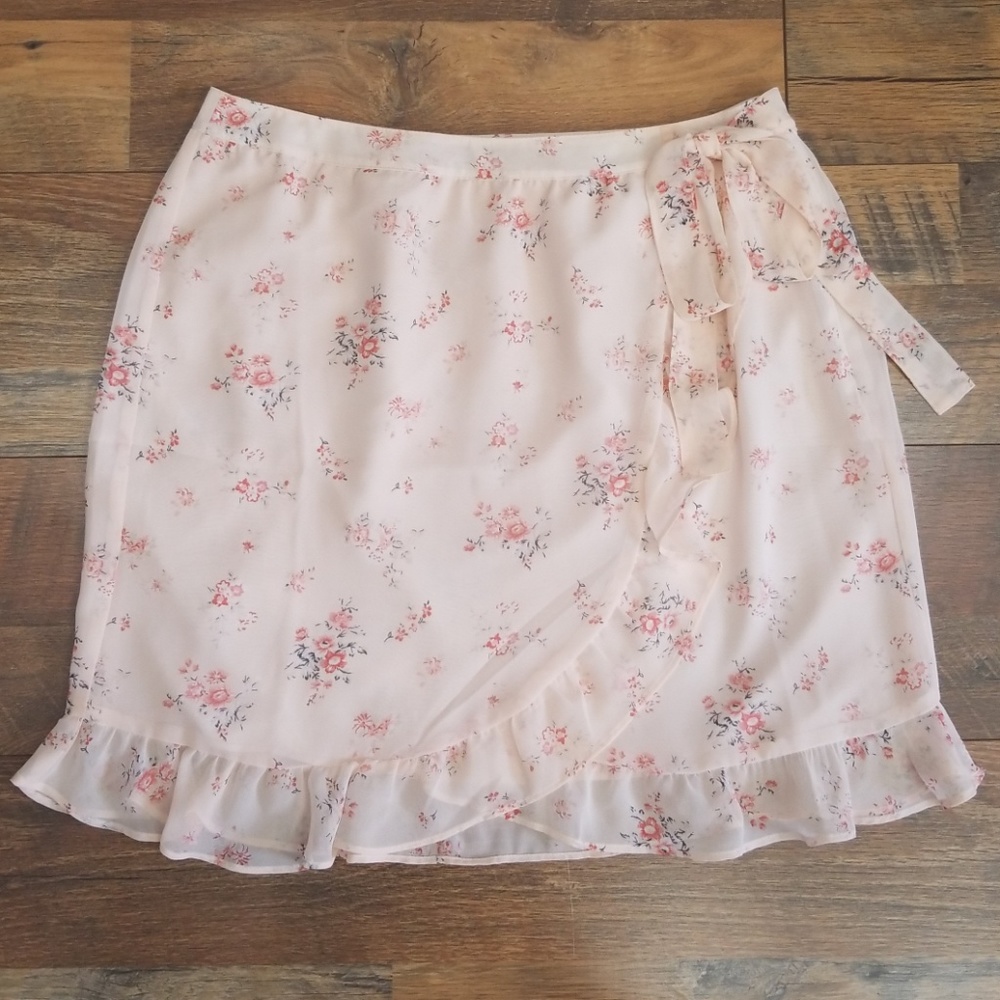 Loft floral skirt